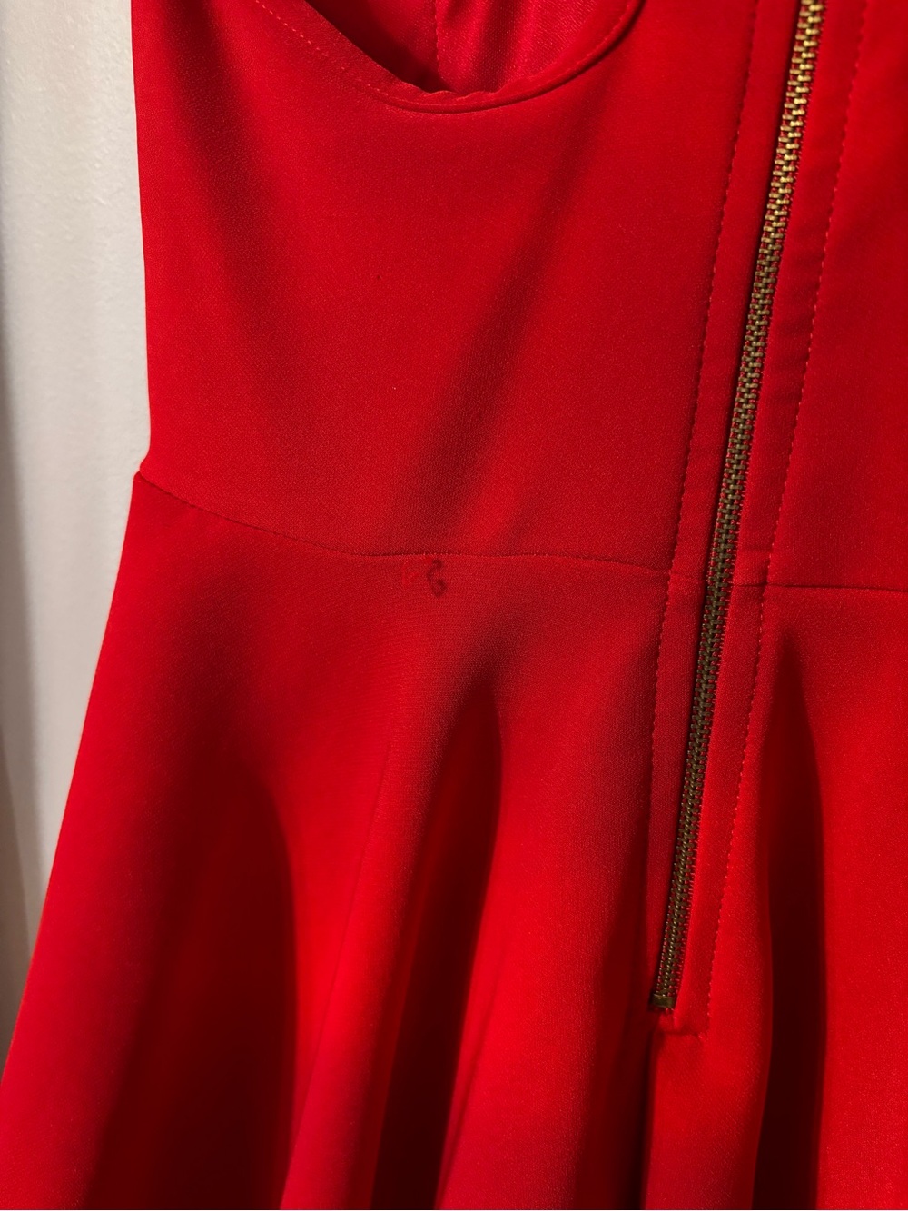 Windsor Red Halter Fit & Flare Mini Dress - Picture 5 of 6